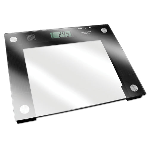 Talking X-wide Glass Scale 550# Wt. Cap.