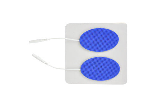 Reusable Electrodes Pack/4 1.5 X2.5 Oval Blue Jay Brand