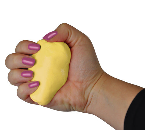 Squeeze 4 Strength 6 Oz. Hand Therapyputty Yellow Xsoft