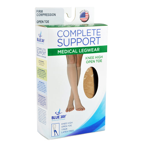 X-frm Surg Weight Stkngs Mdium 30-40mmhg Below Knee Open Toe