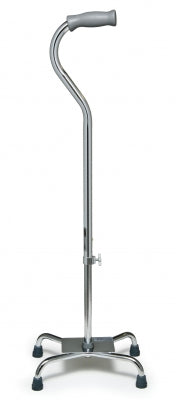 Lumex Silver Collection Quad Cane-low Prof-alum Sm Base(ea)