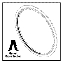 M11 Gasket/Dam Gasket RPI for Midmark