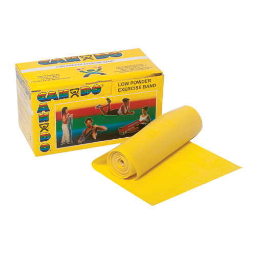 Cando Exercise Band Yellow X- Light 6-yard Roll