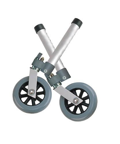 Comb. Swivel/fixed Wheels 5  W/lock & Rear Glides (pr)