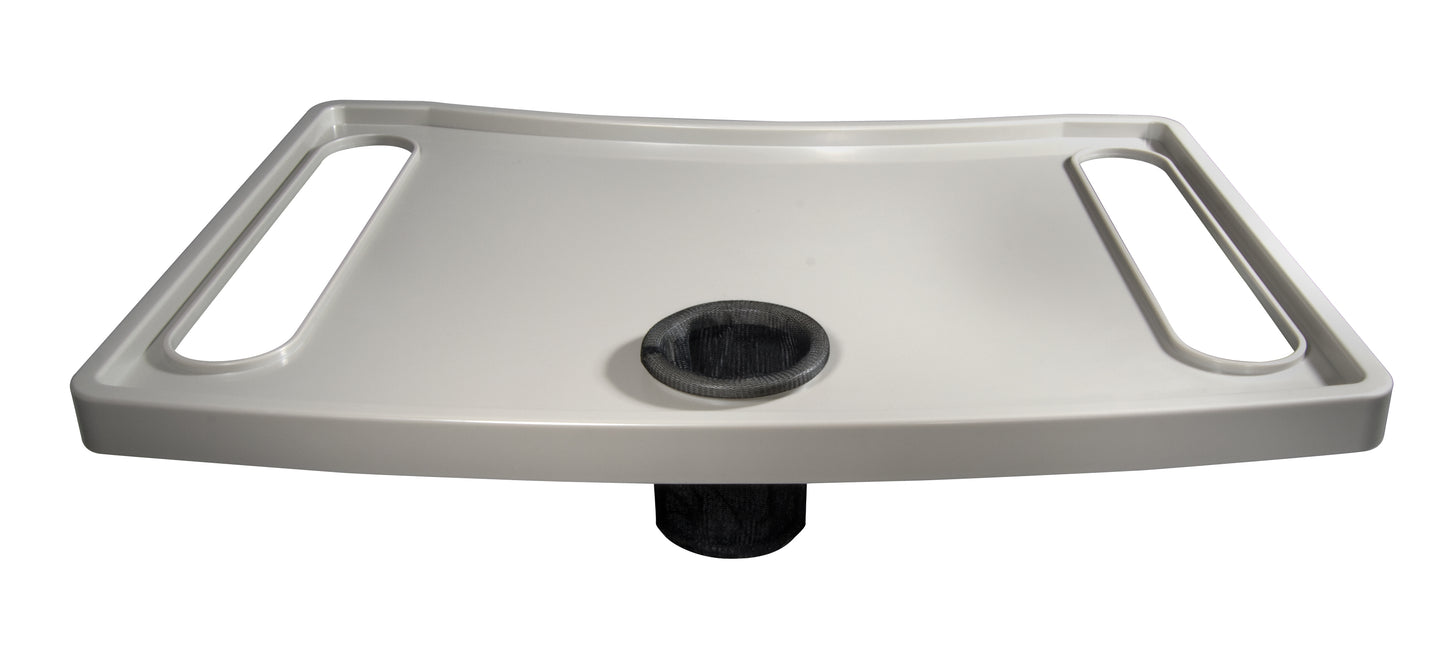 Universal Walker Tray With Cup Holder  Grey  Drive