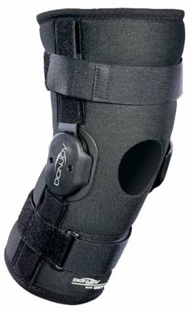 Hinged Knee Support Sleeve W/ Open Popliteal & Horseshoe  Xs