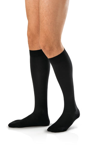 Jobst For Men 20-30 Knee-hi Black Large Tall