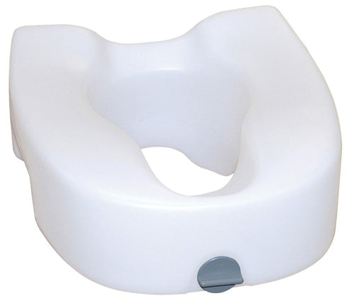 Raised Toilet Seat W/lock W/o Arms