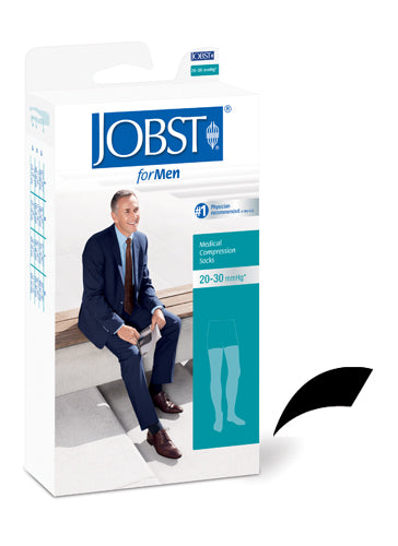 Jobst For Men 20-30 Thigh-hi Large Black