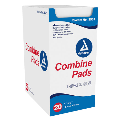 Abd Combine Pad Sterile 5 X9   1 Tray (20 Per Tray)