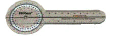 Baseline Hires Goniometer 6  Plastic 360 Degree