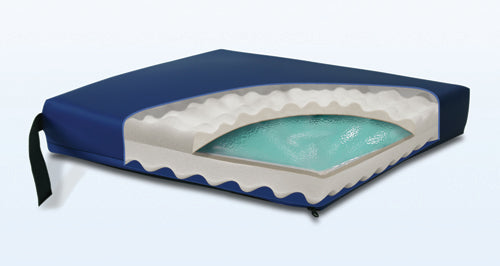 Gel Convoluted Foam Cushion 18  X 16  X 3   Navy