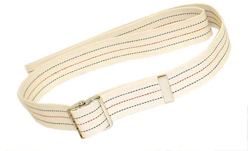 Gait Belt W/metal Buckle 2x53  Striped