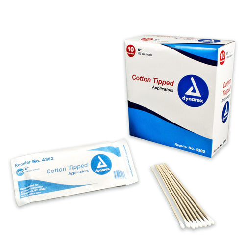 Cotton Tipped Applicators-6  Non-sterile Box/1000