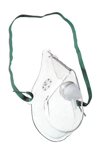 Oxygen Mask Adult W/7' Tubing Medium Concentration (each)