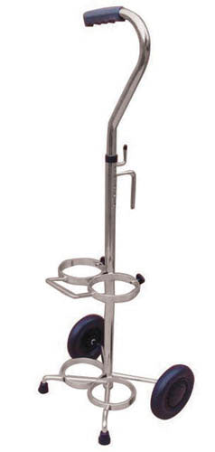 Oxygen Cylinder Cart-dual Tank For D/e Cylinders