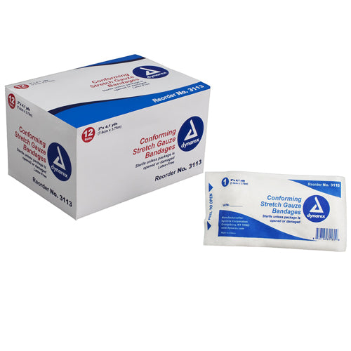 Vital-roll Conforming Gauze Sterile  3  X 131  Pk/12