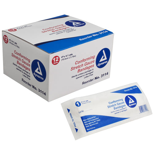 Vital-roll Conforming Gauze Sterile  4  X 131   Pk/12