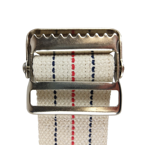 Gait Belt W/metal Buckle 2x60  Striped  Blue Jay Brand