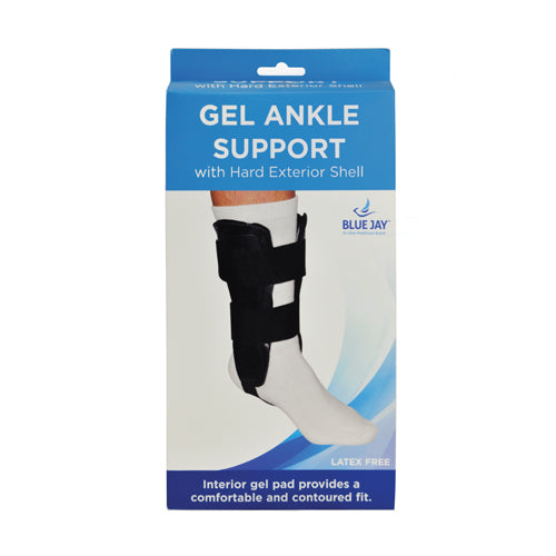 Blue Jay Universal Gel Ankle Support W/ Hard Exterior Shell