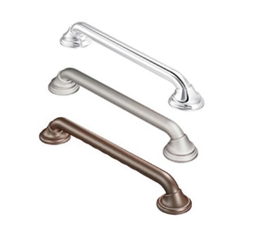 Moen Ultima Grab Bar  24  Old World Bronze  W/curl Grip